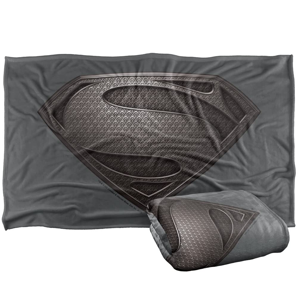 Superman Man of Steel Mos Desaturated Silky Touch Super Soft Throw Blanket 36 x 58,Mos Desaturated