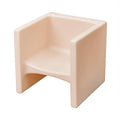 Childrens Factory 3-in-1 Cube Chair for Kids, Flexible Seating Classroom Furniture, 1-Pack, Sand