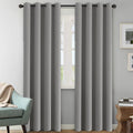 H.VERSAILTEX Grommet Blackout Curtains for Bedroom and Living Room 2 Panels Set Room Darkening Curtains/Window Panel Drapes - 52