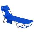 SUNNYFEEL Beach Lounge Chair, Backpack Reclining Beach Chairs Lay Flat, Sun Face Down Tanning Chair, Folding Camping Chairs Port