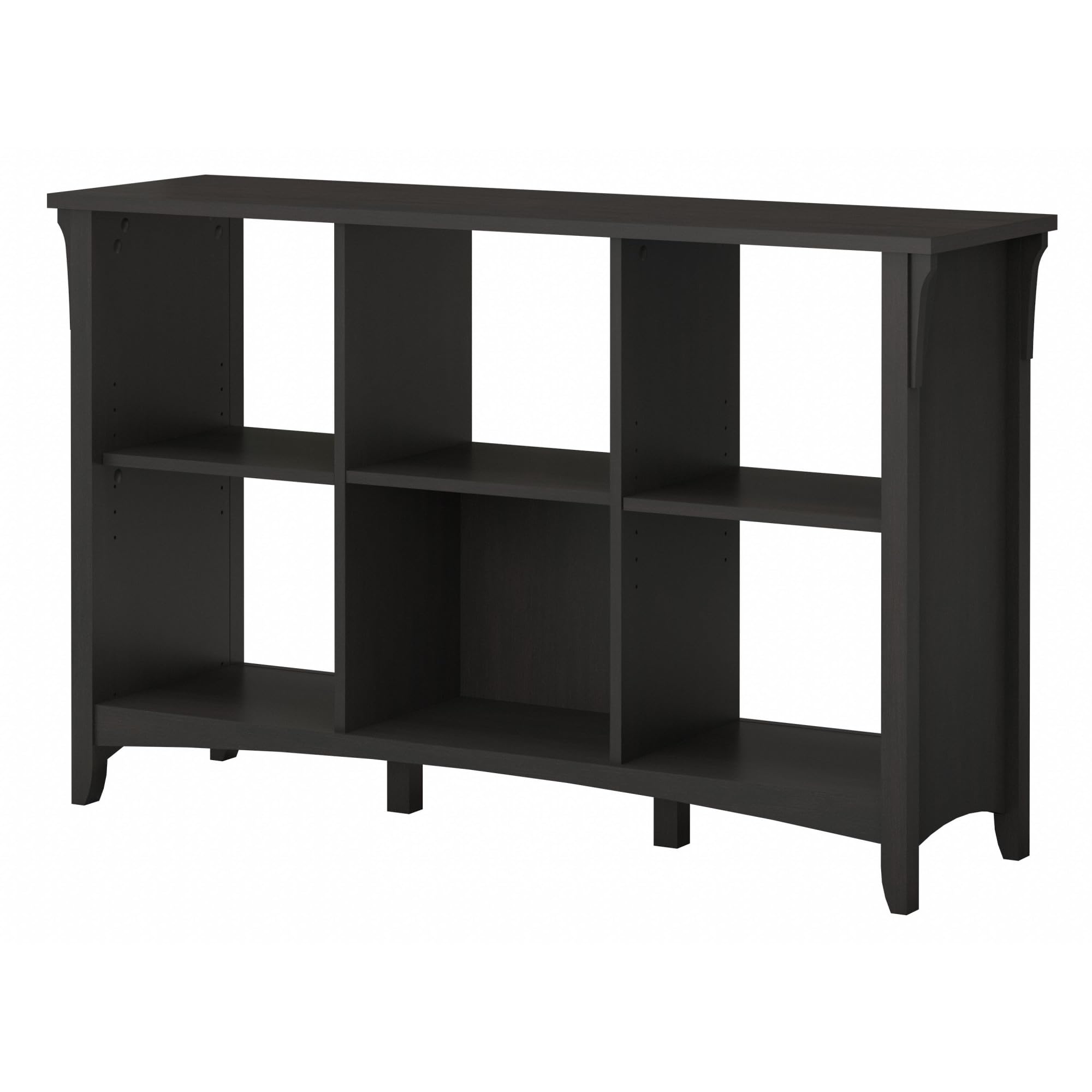 Bush Furniture Salinas, Office Storage Solution, Home Organizer with Open Shelving, Compact Unit for Books and Supplies, 6 Cube,