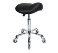 Saddle Stool Rolling Ergonomic Swivel Chair for Dental Office Massage Clinic Spa Salon,Adjustable Hydraulic Stool with Wheels (W