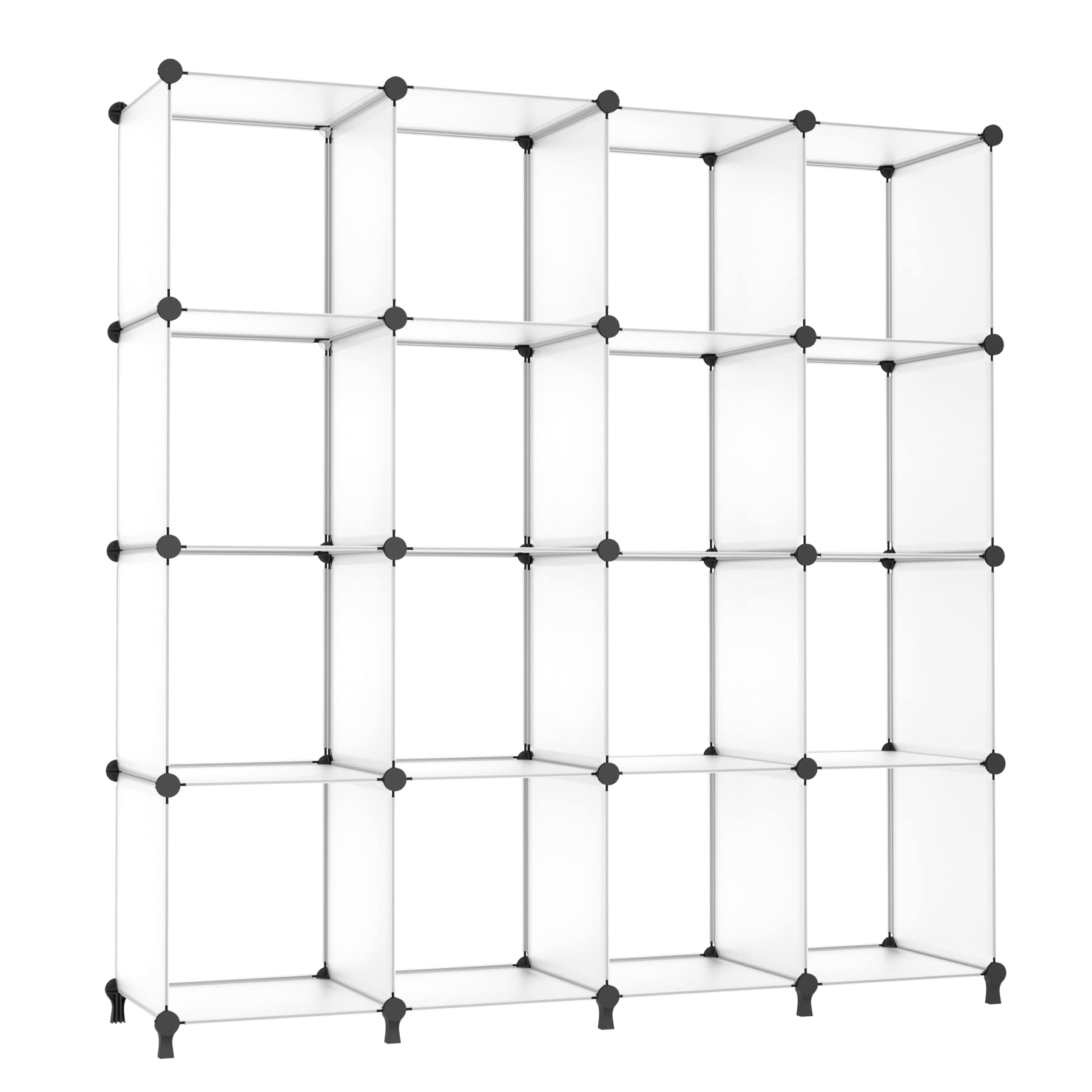 AWTATOS Cube Storage Organizer, 16 Cube Closet Organizer, Stackable Storage Cube Shelves, DIY Portable Closet Clothes Organizer 