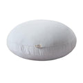 Hodeco Round Throw Pillows 18x18 Grey Down-like Polyester Filling Super Soft Ultra Fluffy Feather-like Touching Round Floor Pill