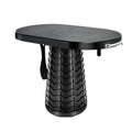 Small Collapsible Table and Stool for Camping - LUXJET Portable Lightweight Telescopic Table with Folding Stool for Picnic, Cook