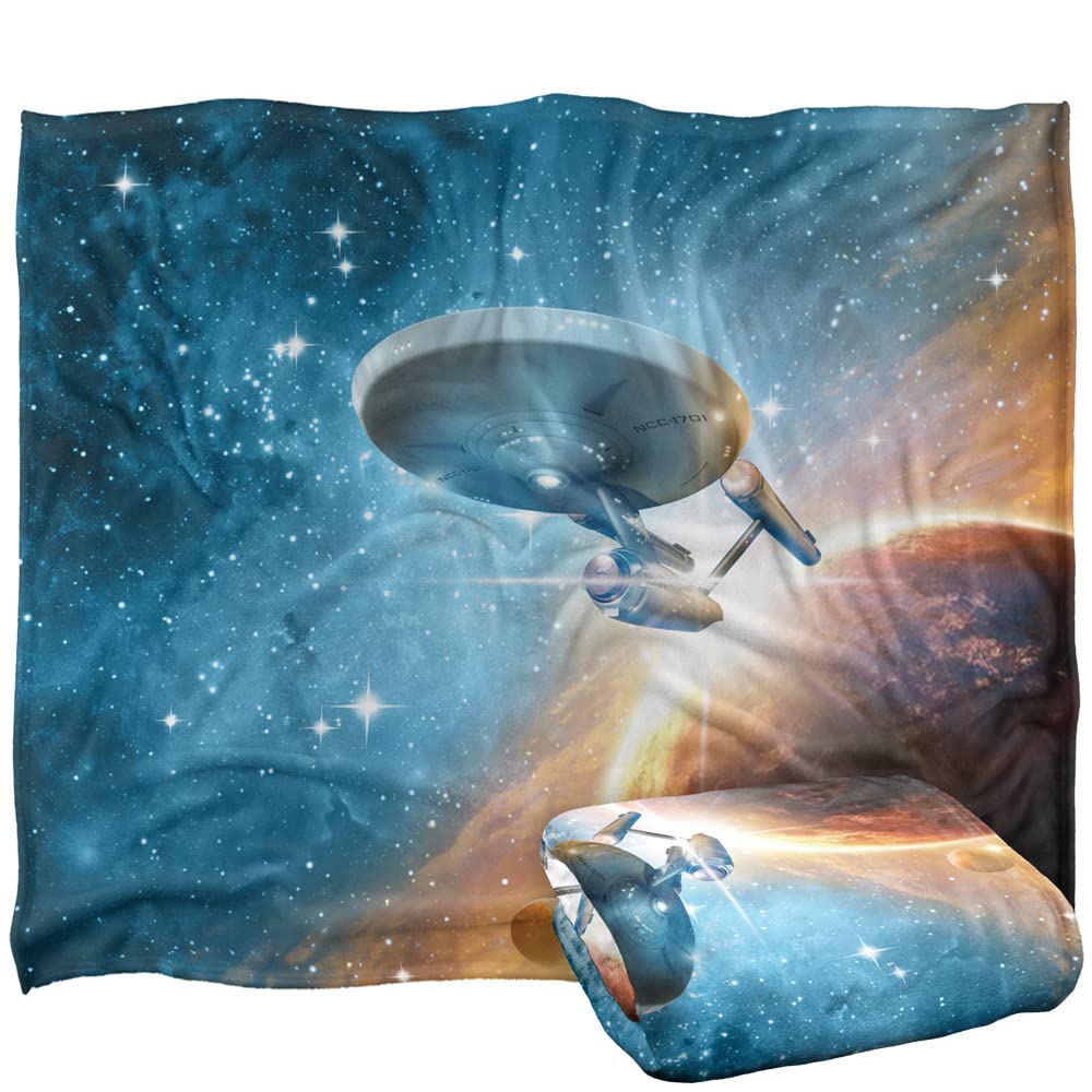 Star Trek Final Frontier Officially Licensed Silky Touch Super Soft Throw Blanket 50 x 60