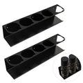 Touri 2 Pack Five Cans Wall-Mounted Steel Aerosol Spray Can Holder Rack Organizer for Garage and Workspace