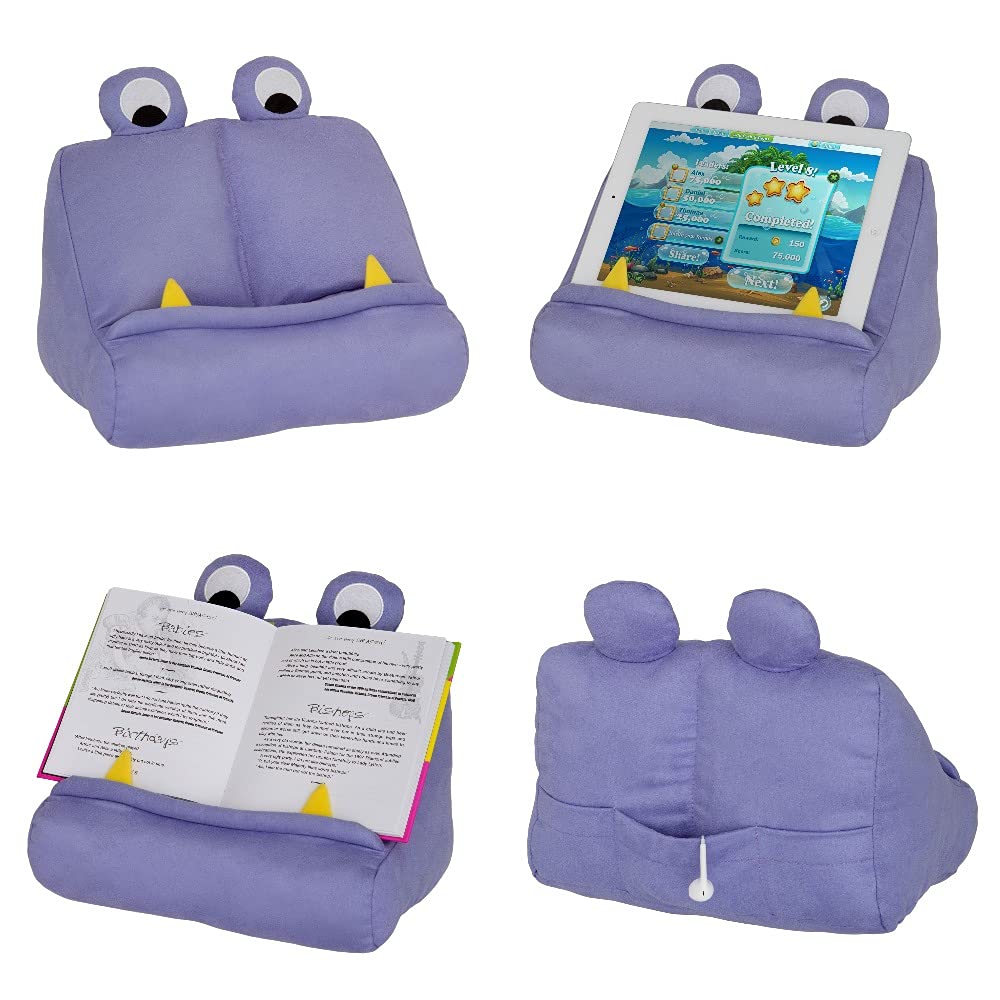 Cuddly Reader Children iPad Stand | Tablet Stand | Book Holder| Reading Pillow | Reading in Bed at Home | Tablet Lap Rest Cushio