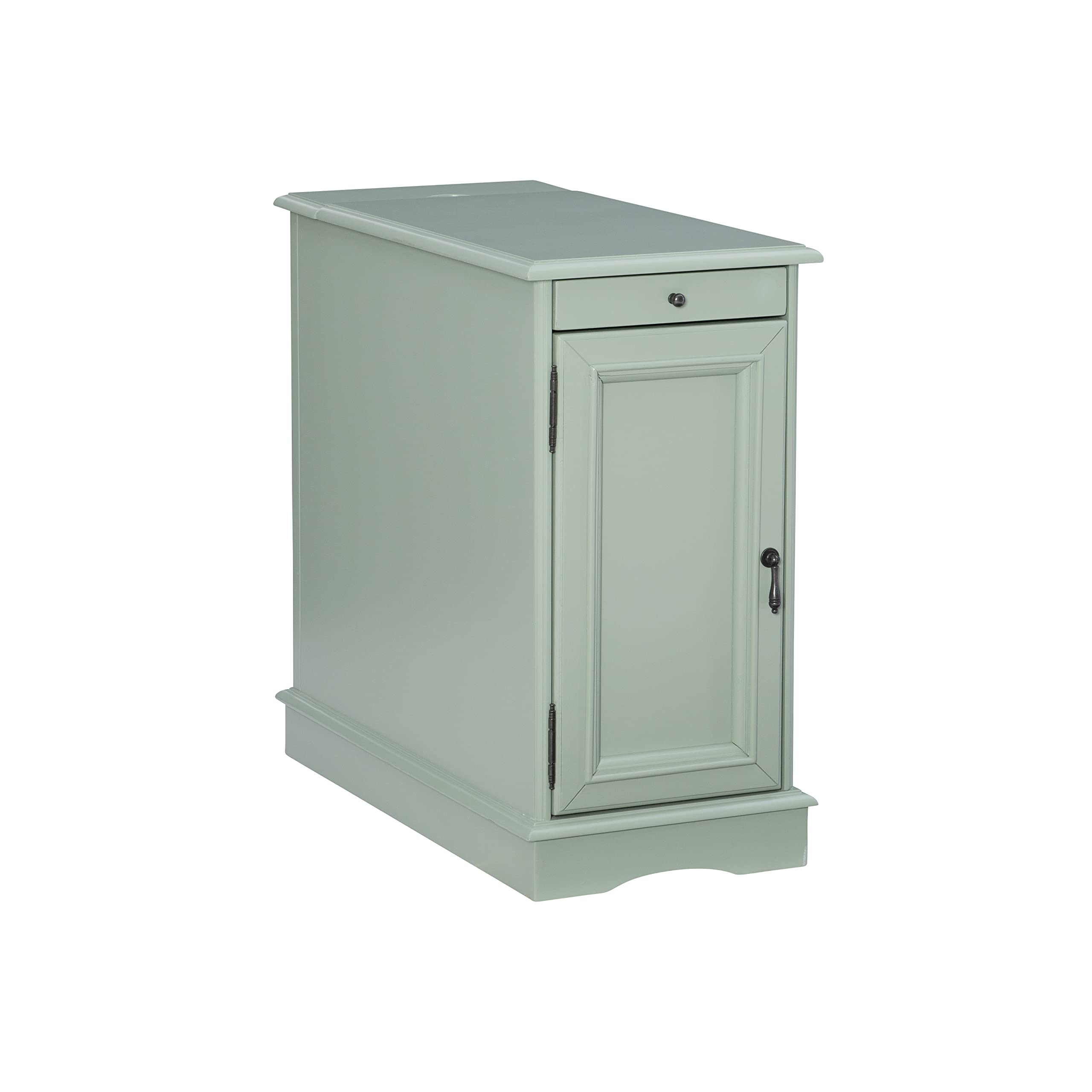Powell Furniture Barron Accent Table, Aqua, Small