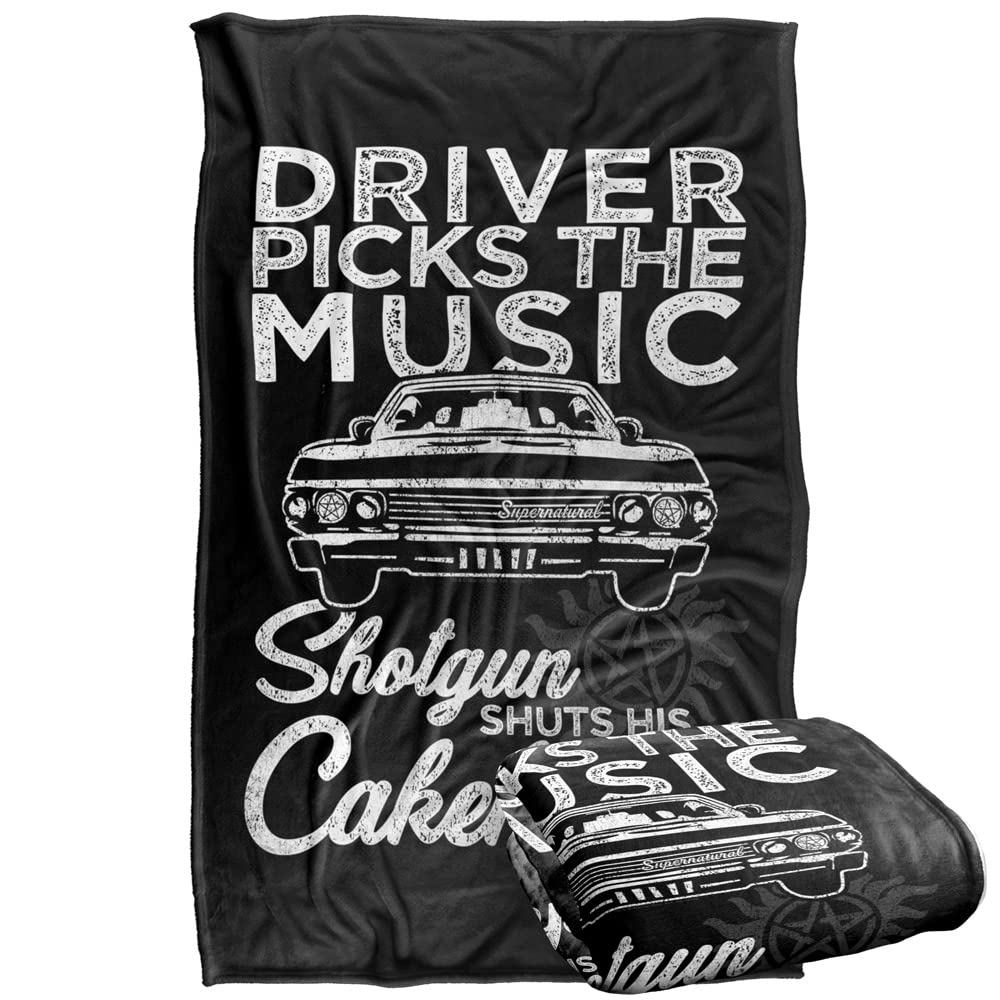 Supernatural Driver Picks Music Silky Touch Super Soft Throw Blanket 36 x 58