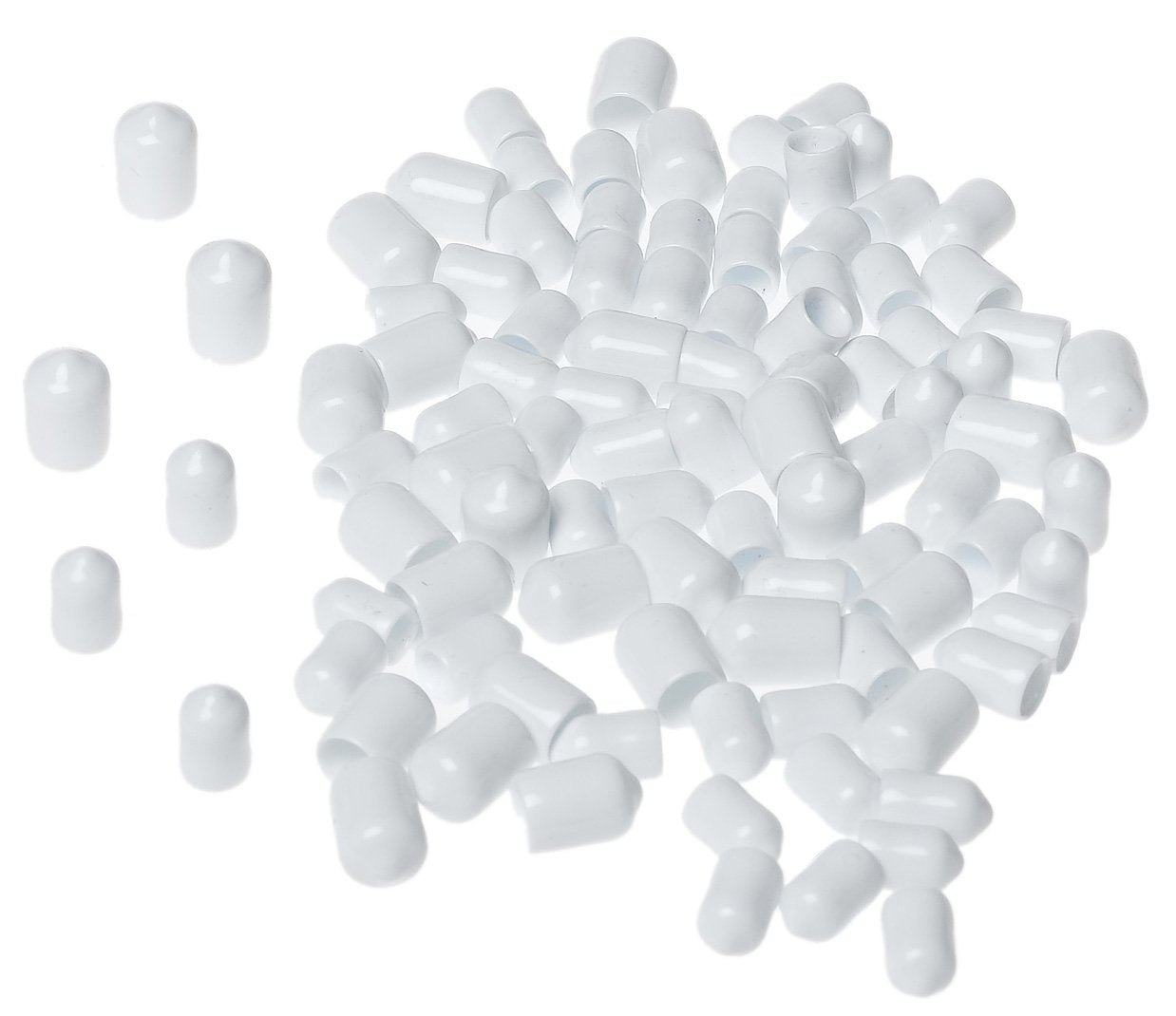 ClosetMaid 75350 24 Large and 60 Small End Caps, White, 84-Pack