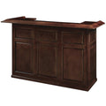 RAM Game Room Dry Bar with mini fridge pocket, 72, Cappuccino
