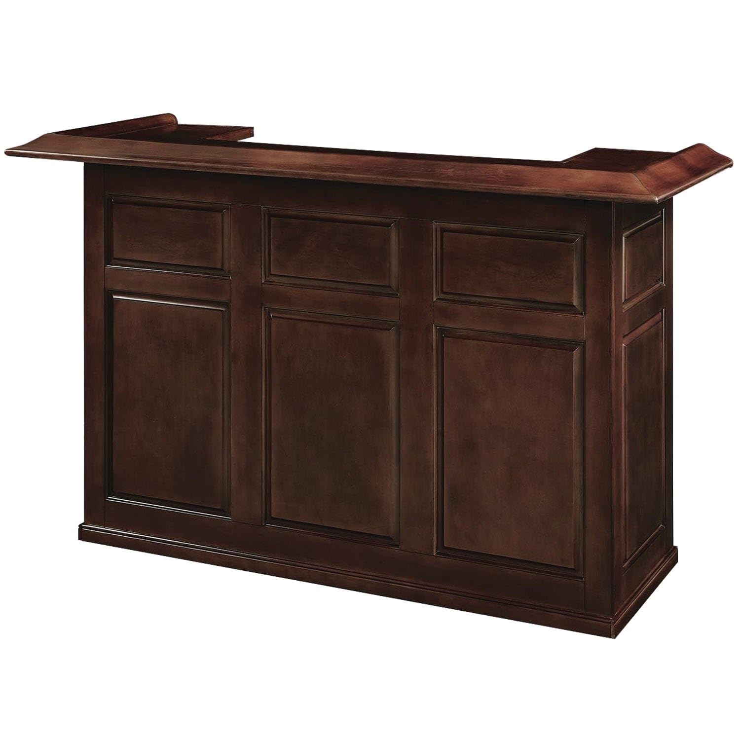RAM Game Room Dry Bar with mini fridge pocket, 72, Cappuccino