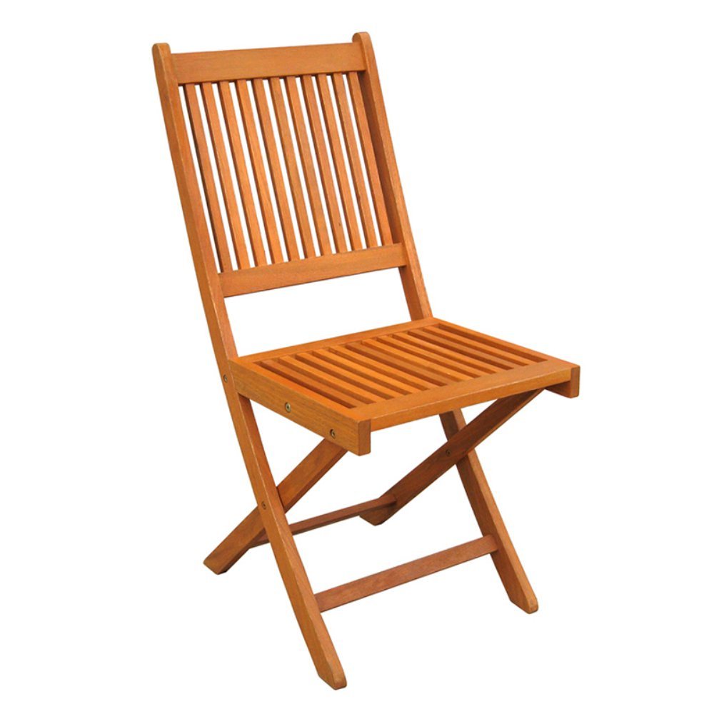 International Caravan Furniture Piece Royal Tahiti Set of 2 Outdoor Folding Garden Chair