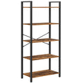 VASAGLE 5-Tier Tall Bookshelf, Bookcase with Steel Frame, Book Shelf for Living Room, Home Office, Study, 11.8 x 26 x 60 Inches,