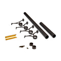 OUTWATER 12 Bar Foot Rail Kit - Complete Undercounter Mount Hardware and Tubing, Oil Rubbed Bronze Finish