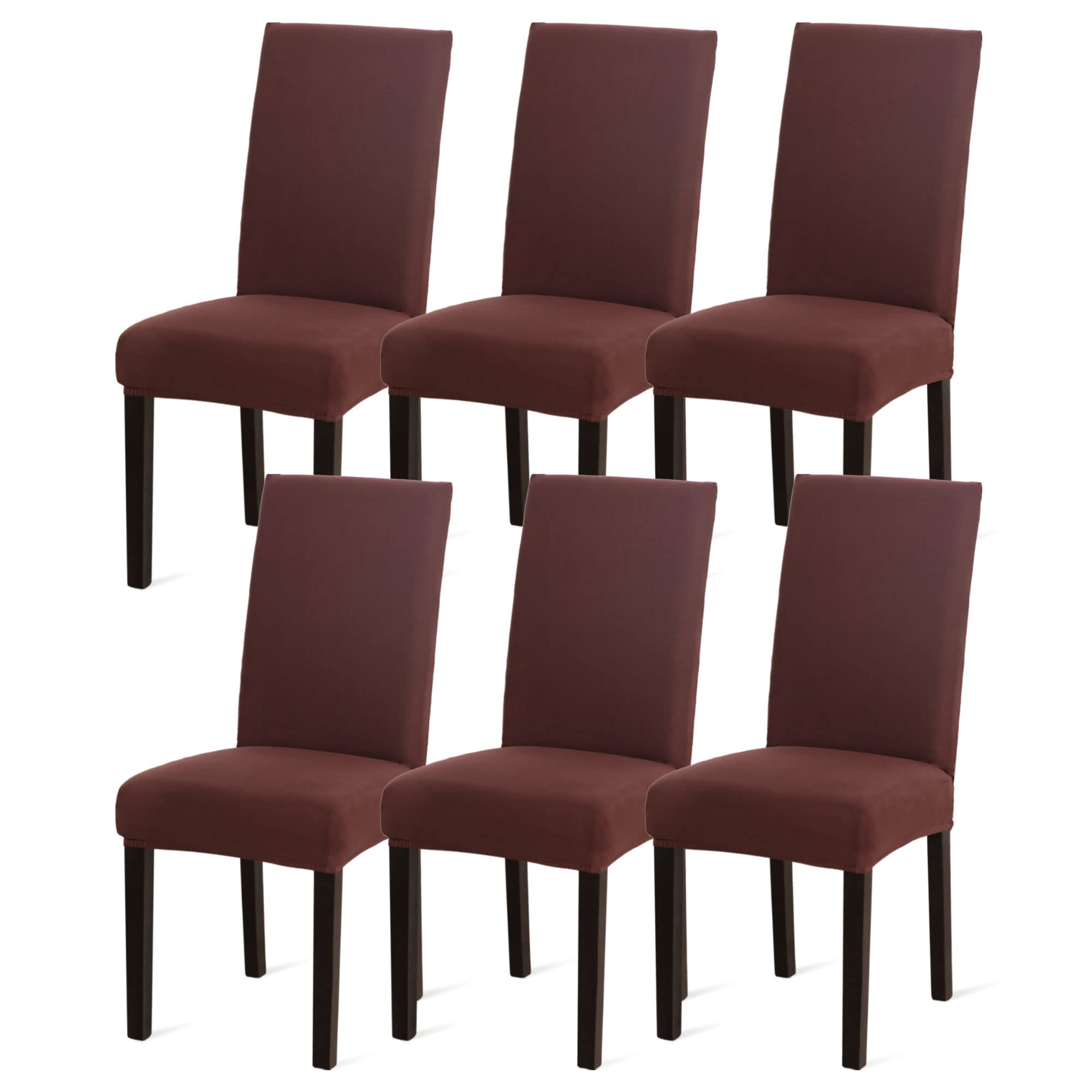 Sufdari Dining Chair Covers,Kitchen Chair Cover,Parsons Chair Slipcover,Spandex Chair Protectors for Dining Room Stretch Chairs 