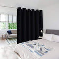 NICETOWN Halloween Room Divider Heavy Curtain Screen Partitions, Hide Clutter Separate Functions Grommet Portable Room Divider S