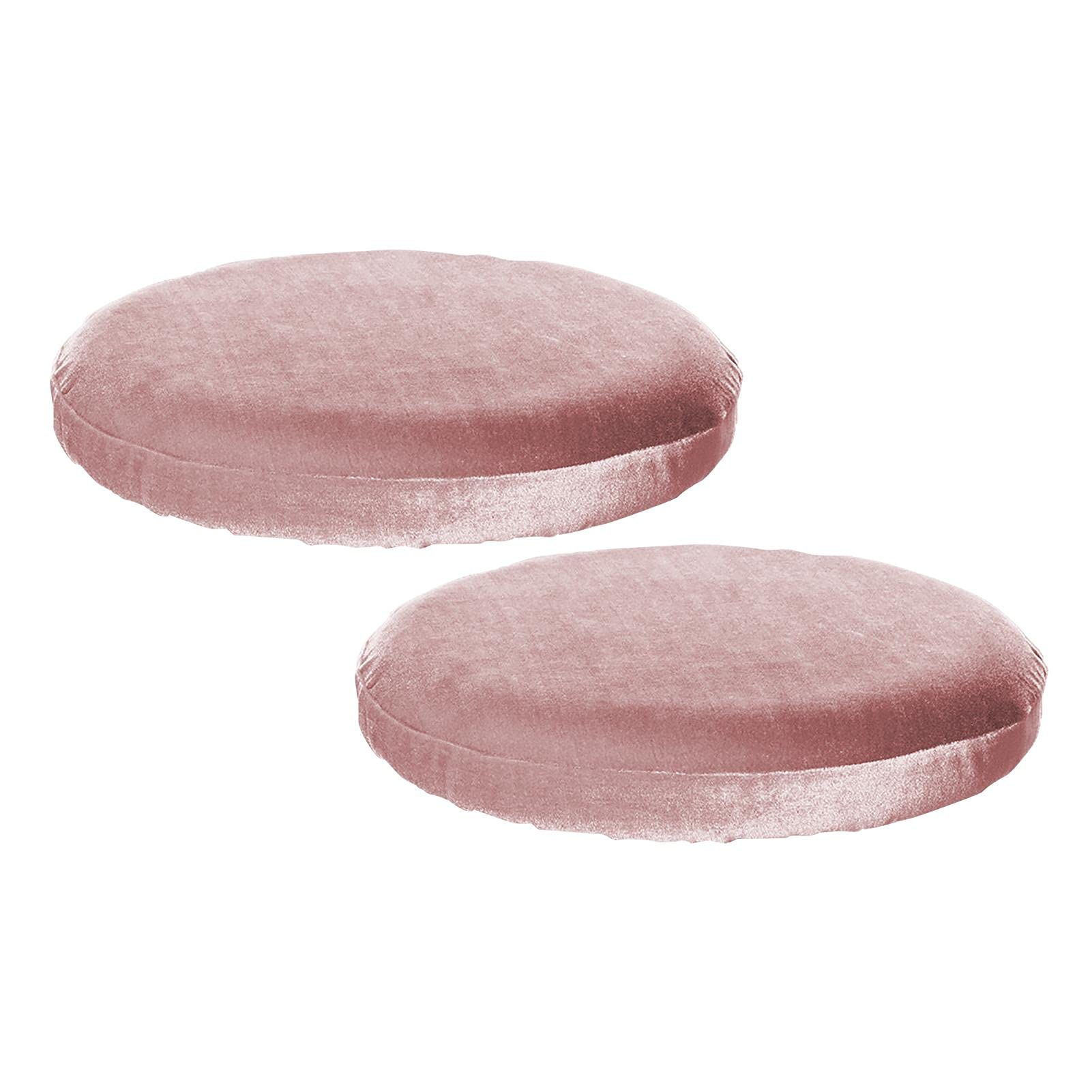 BWWNBY 2pcs/Pack Round Bar Stool Covers Elastic Bar Chair Covers Washable Stool Cushion Slipcover for Home Bar Hotel Use 11.8-15