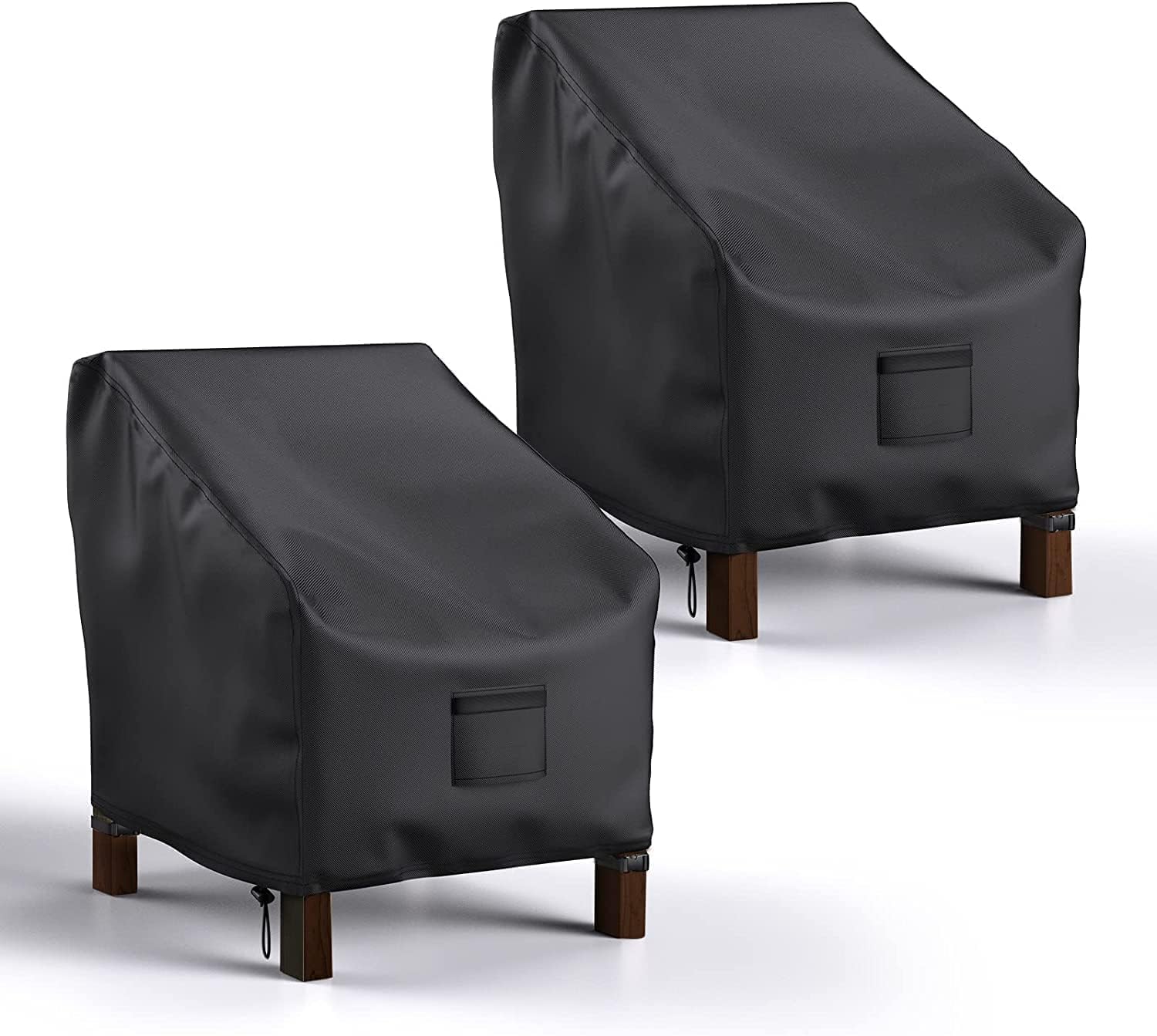 Patio Chair Covers Waterproof, Mrrihand Lounge Deep Seat Cover, Heavy Duty Outdoor Lawn Patio Furniture Covers (31 W x 38 D x 30