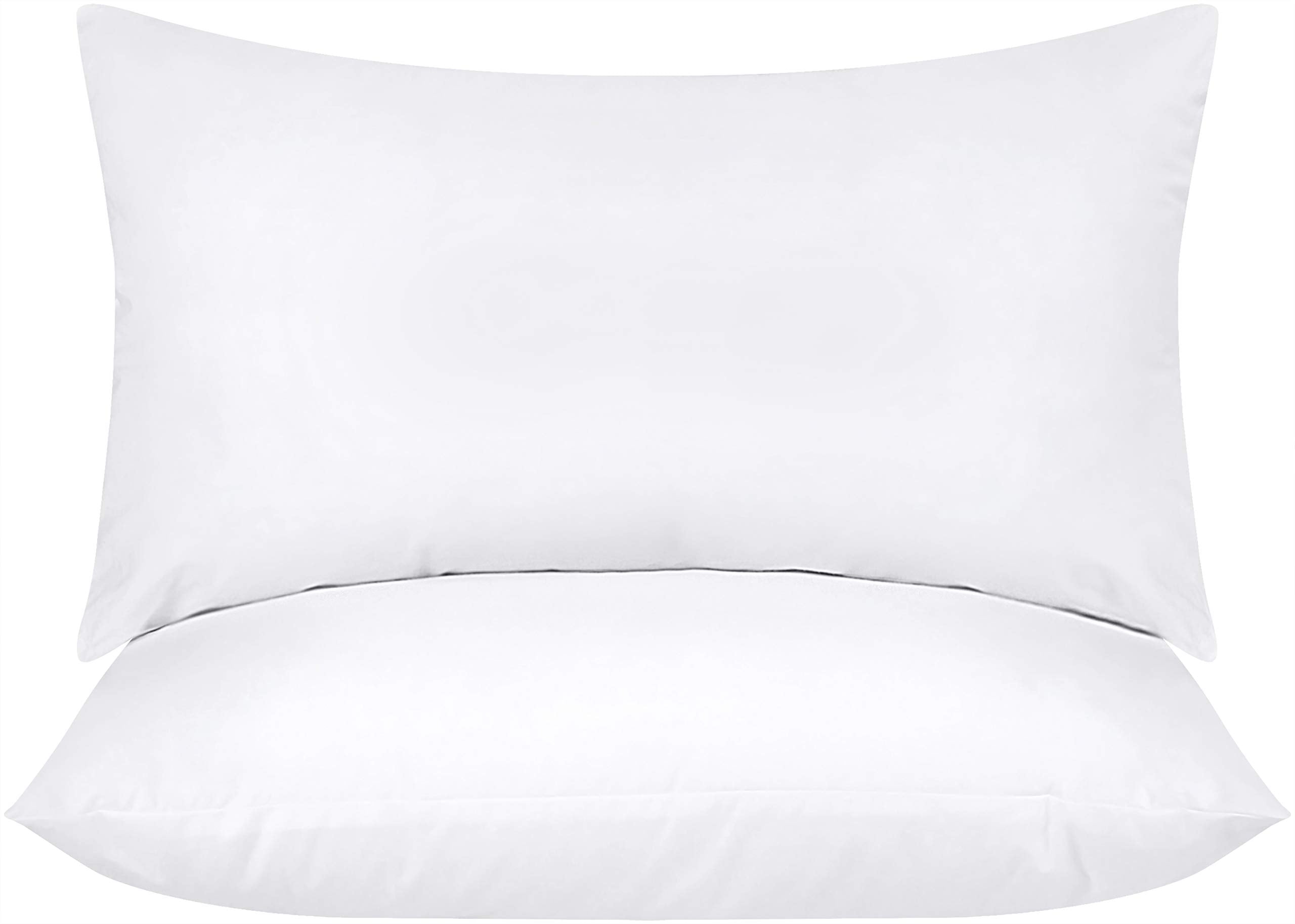 Utopia Bedding Throw Pillows Insert (Pack of 2, White) - 14 x 20 Inches Bed and Couch Pillows - Indoor Decorative Pillows