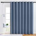 NICETOWN Lower Noise Room Divider Curtain Screen Partitions, Blackout Sound Reducing Room Curtain Panel for Doorway/Glass Window