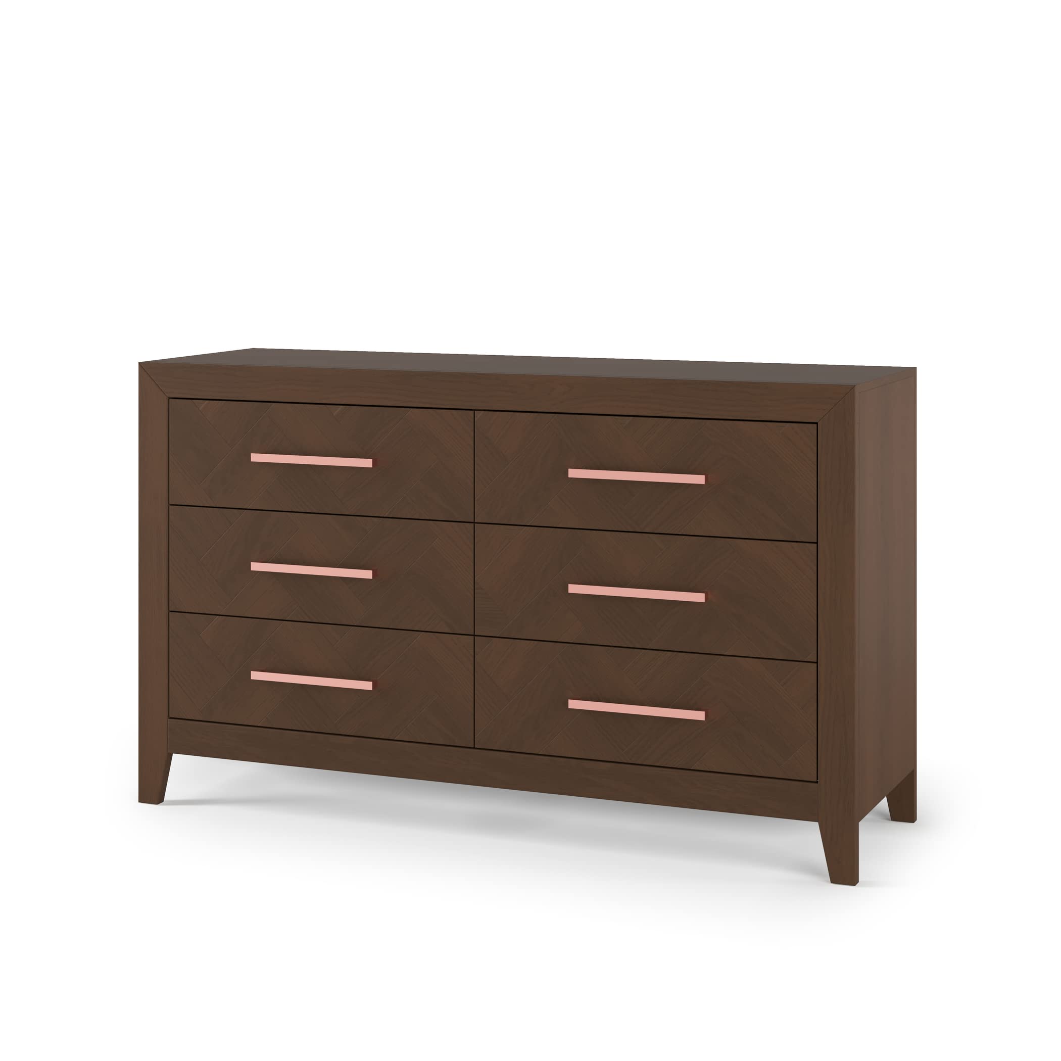 Child Craft 6-Drawer Kieran Dresser for Nursery or Bedroom, Plenty of Storage, Anti-Tip Kit Included to Prevent Tipping, Non-Tox
