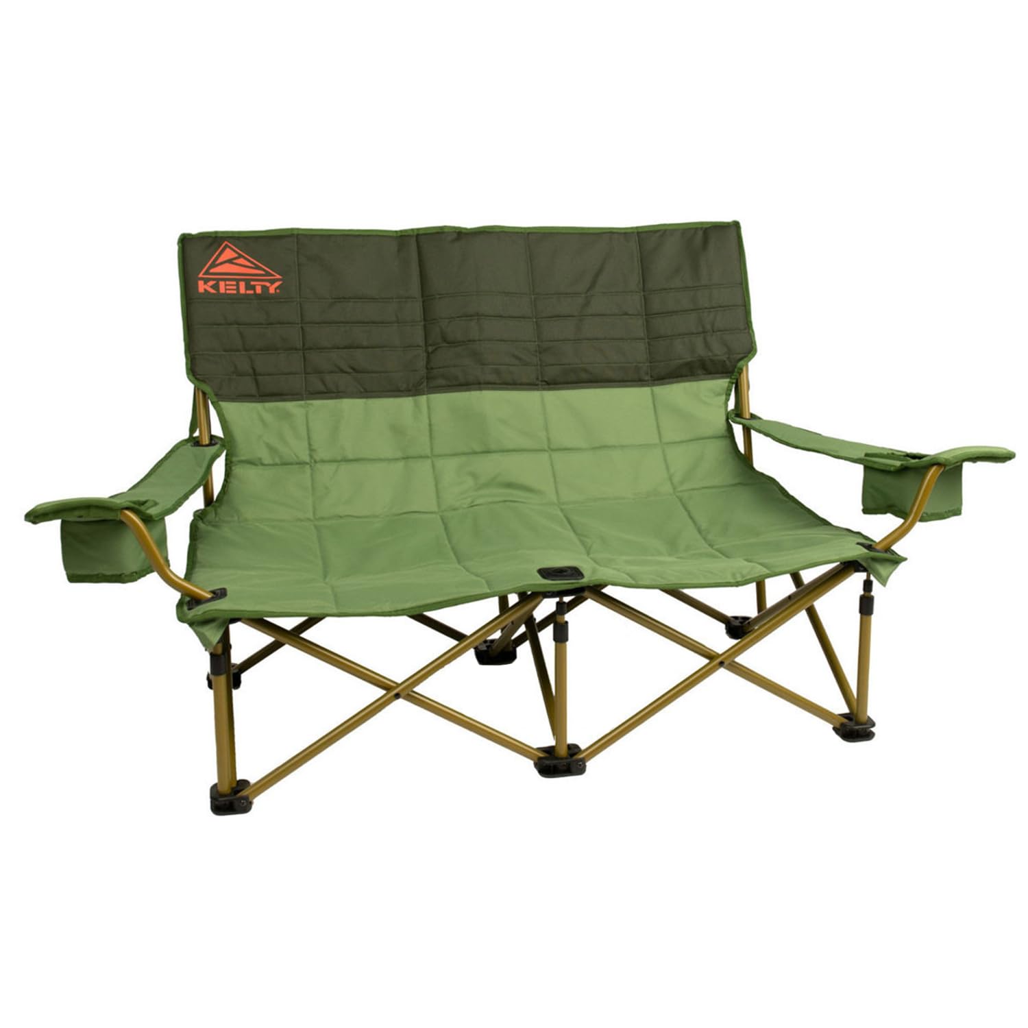 Kelty Low Loveseat Camping Chair for 2 - Two Person Foldable, Portable Camp Chair for Festivals, Camping Trips, Tailgates, Conce