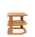 Lipper International 8883 Bamboo Wood 3-Tier Corner Kitchen Storage Shelf, 10 x 10 x 9-1/2