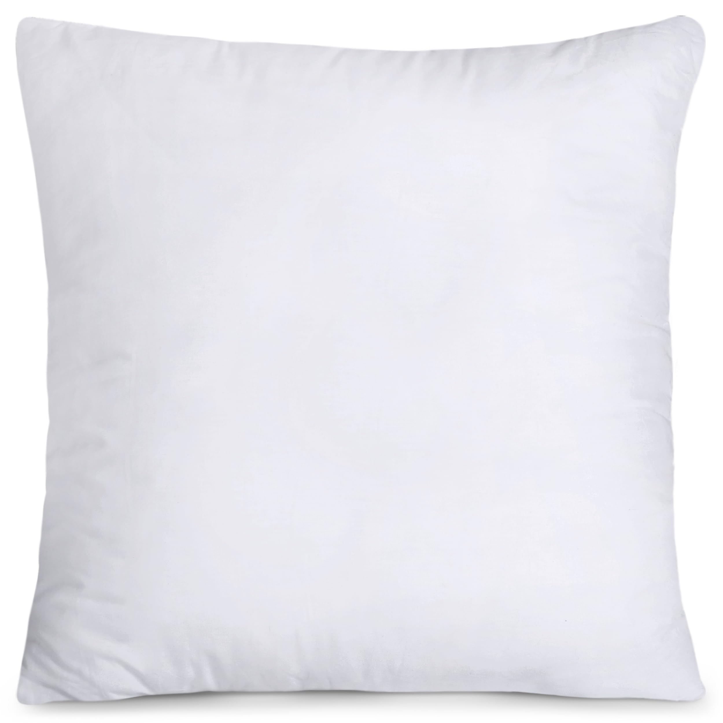 Utopia Bedding Throw Pillows (Set of 1, White), 18 x 18 Inches Pillows for Sofa, Bed and Couch Decorative Stuffer Pillows