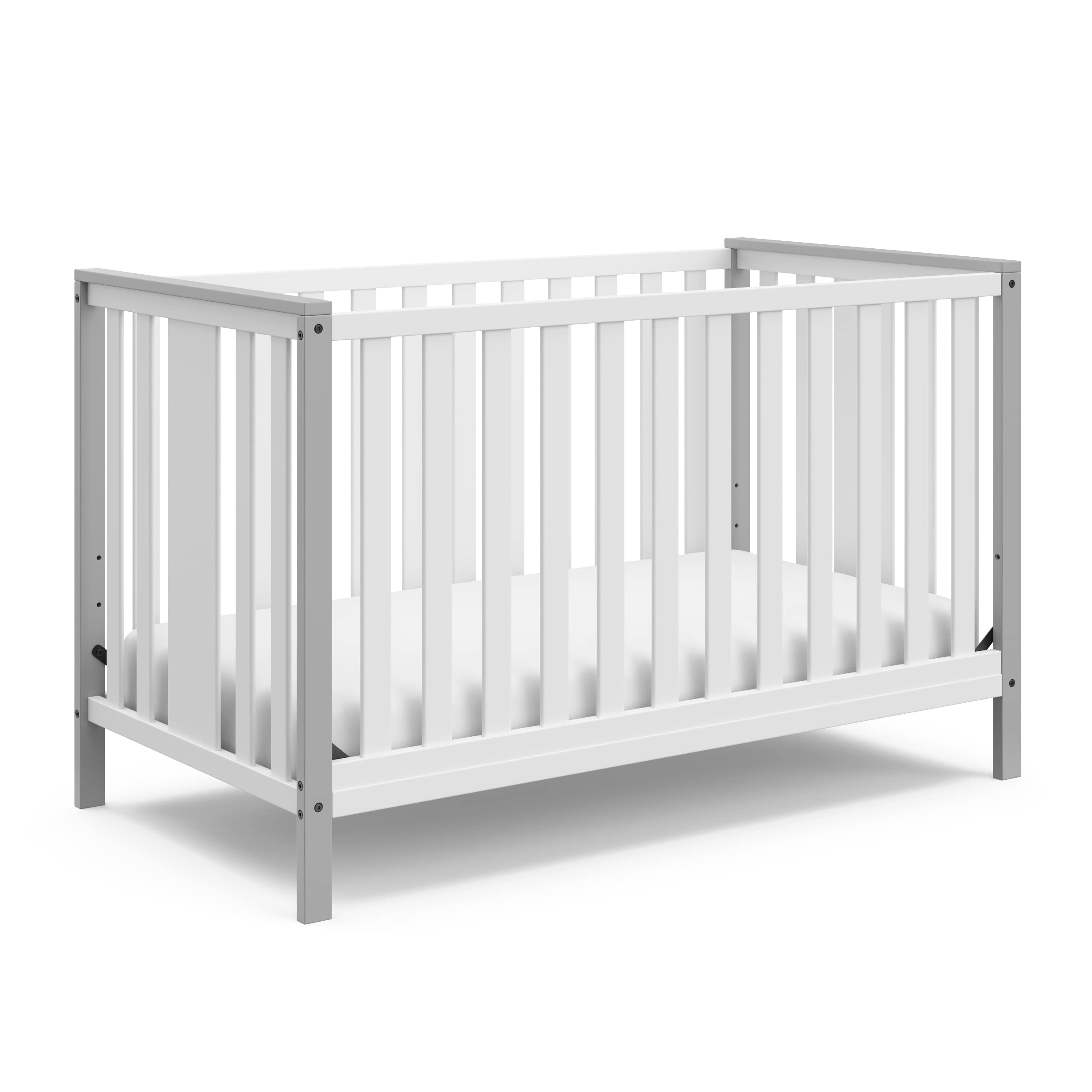 Storkcraft Modern Pacific 5-in-1 Convertible Crib (Black) - GREENGUARD Gold Certified, Converts from Baby Crib to Toddler Bed an