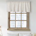Kitchen Valances for Windows Modern Farmhouse Cotton Linen Valance Curtains Topper Country Rustic Bathroom Small Window Treatmen