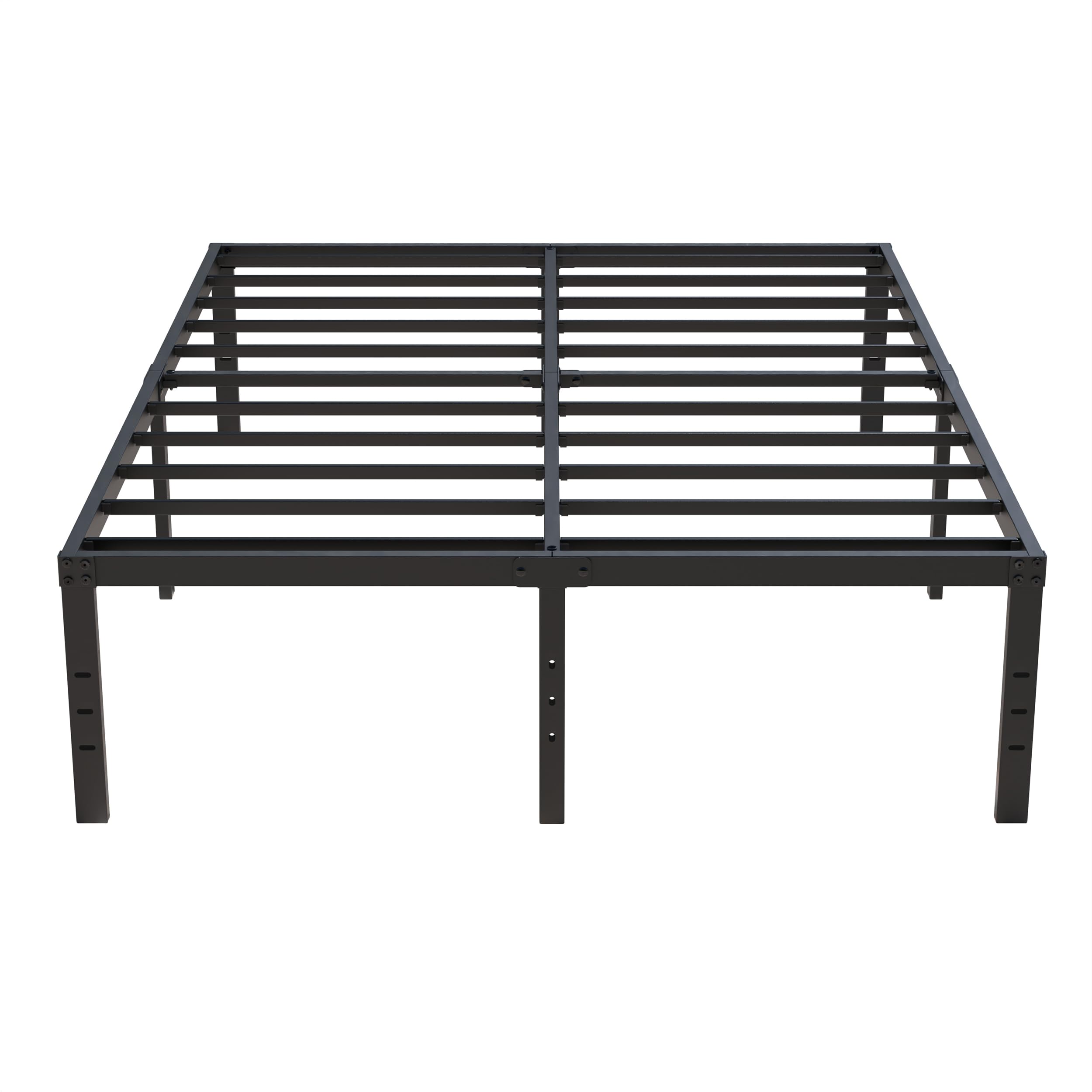Upcanso 18 Inch Queen Bed Frame No Box Spring Required, Metal Platform Queen Size Bed Frames with High Storage, Eassy Assembly 3