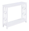 Convenience Concepts Ring Console Table, White