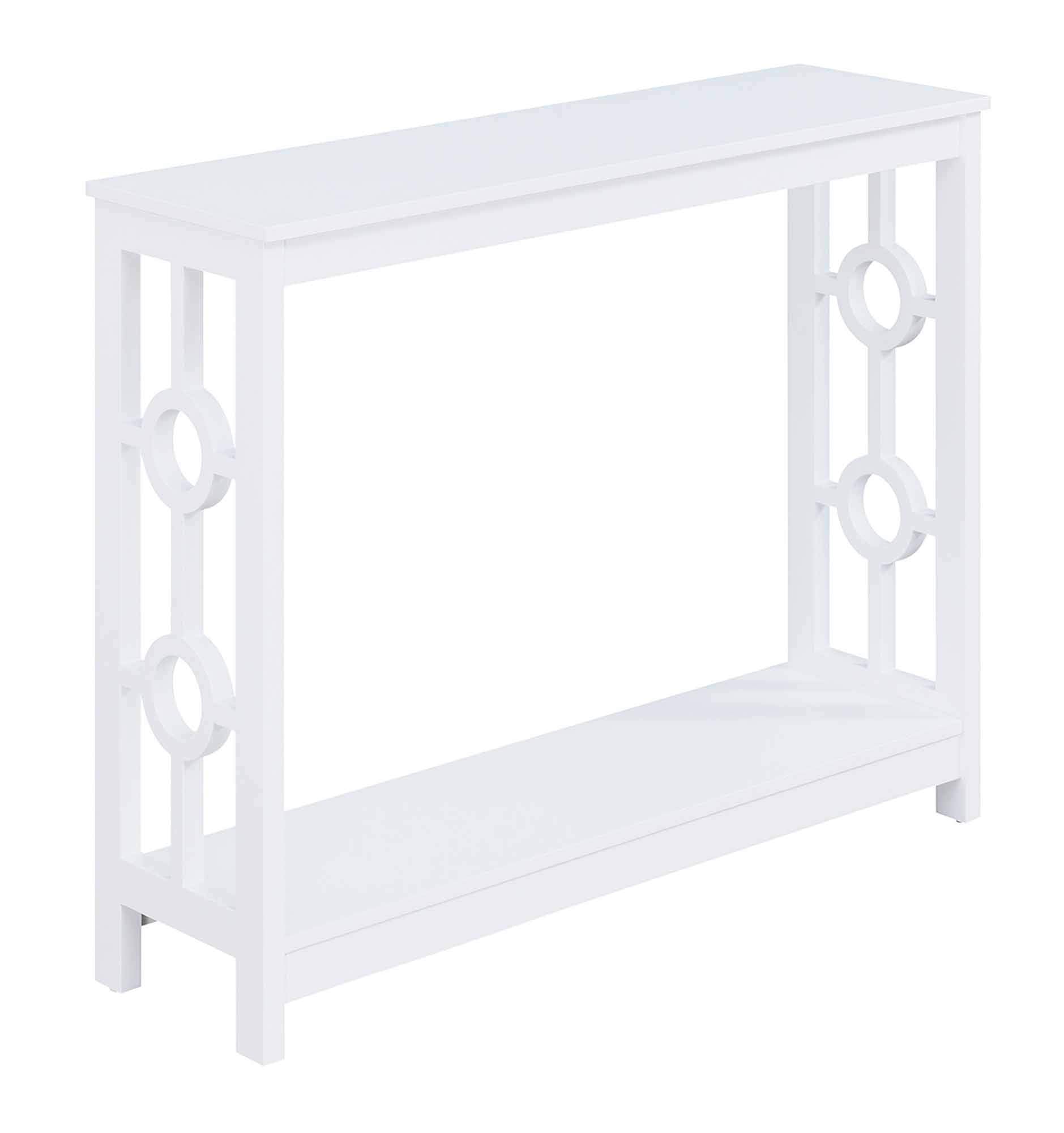 Convenience Concepts Ring Console Table, White