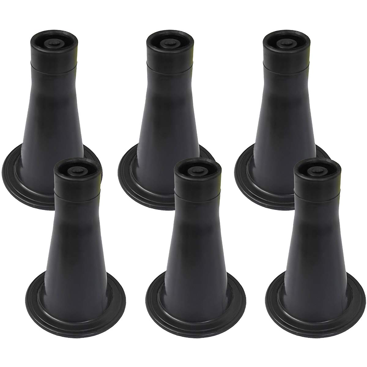 CAFORO Bed Frame Feet That Replace Your Wheels. Replacement Feet Allow Your Bed to Be Stationary Without Damaging Your Floor (Se