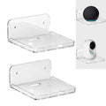 Wall Mount Floating Shelves for 2 Pcs Camera Mini Speaker Shelf Baby Monitor Wall Mount Shelf Other Small Items in Bedroom Bathr