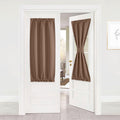 NICETOWN French Door Curtain, Door Curtains for Door Window with Tieback, Blackout Curtains for Bedroom, Thermal Insulated Curta
