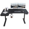 Radlove 59-Inch Large Electric Height Adjustable Computer L-Shaped Desk with Memory Controller Corner Standing Desk Modern Works