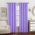 Olivia Gray PNG31646 54 x 84 in. Gilbert Solid Single Grommet Curtain Panel, Lilac