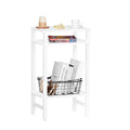 YUFAM 28in Tall Side Table 3-Tier Small Narrow End Table for Couch, Skinny Nightstand for Small Space, Farmhouse Slim Night Stan