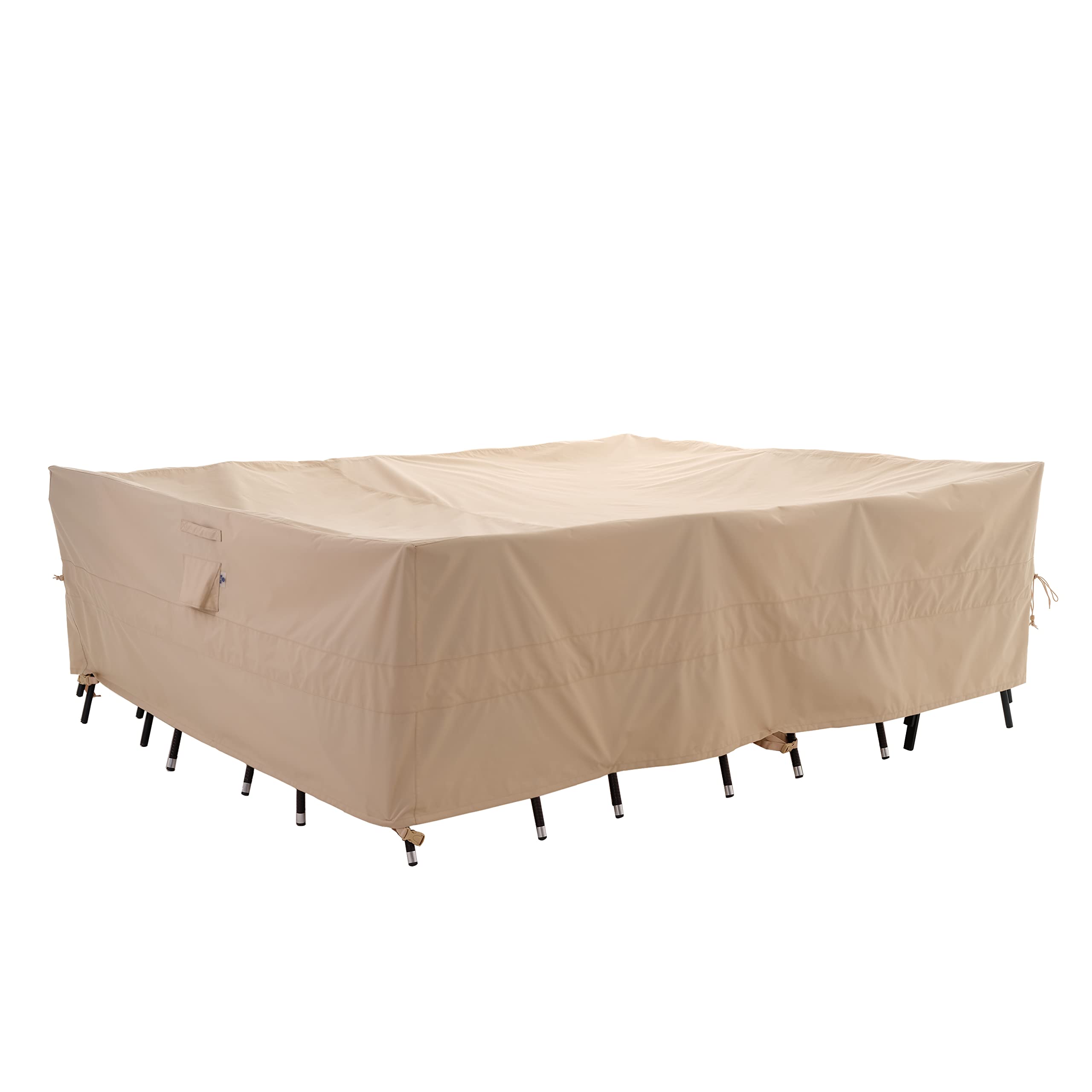WJ-X3 Dining Set Cover 86W x 47D x 31H Inch, Heavy Duty Patio Table Cover, Outdoor Furniture Cover Waterproof, Rectangle Table a