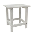 Meluvici Outdoor Side Table, HDPS Single Adirondack Side Table Weather Resistant, Outdoor Table for Adirondack Chair, Outside En