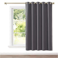 NICETOWN Blackout Wide Blinds for Sliding Door,Insulated Noise Reduction Drapes,Privacy Vertical Curtain for Living Room&Bedroom
