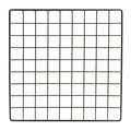 Econoco Commercial Epoxy Coated Grid Cubbies, 14 Length x 14 Width, Black (Pack of 48)