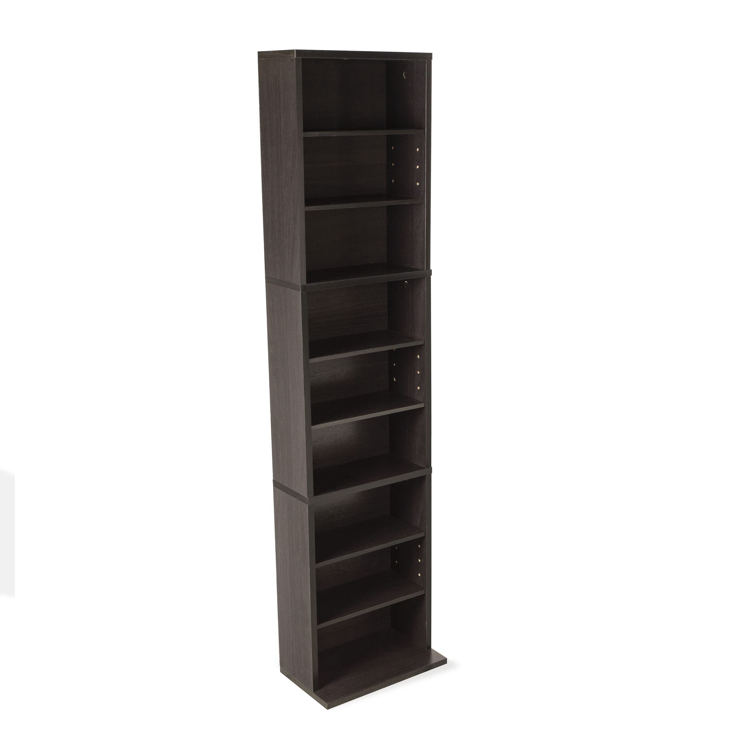 Atlantic Summit Media Storage Cabinet - Protects & Organizes Prized Music, Movie, Video Games or Memorabilia Collections, PN 747