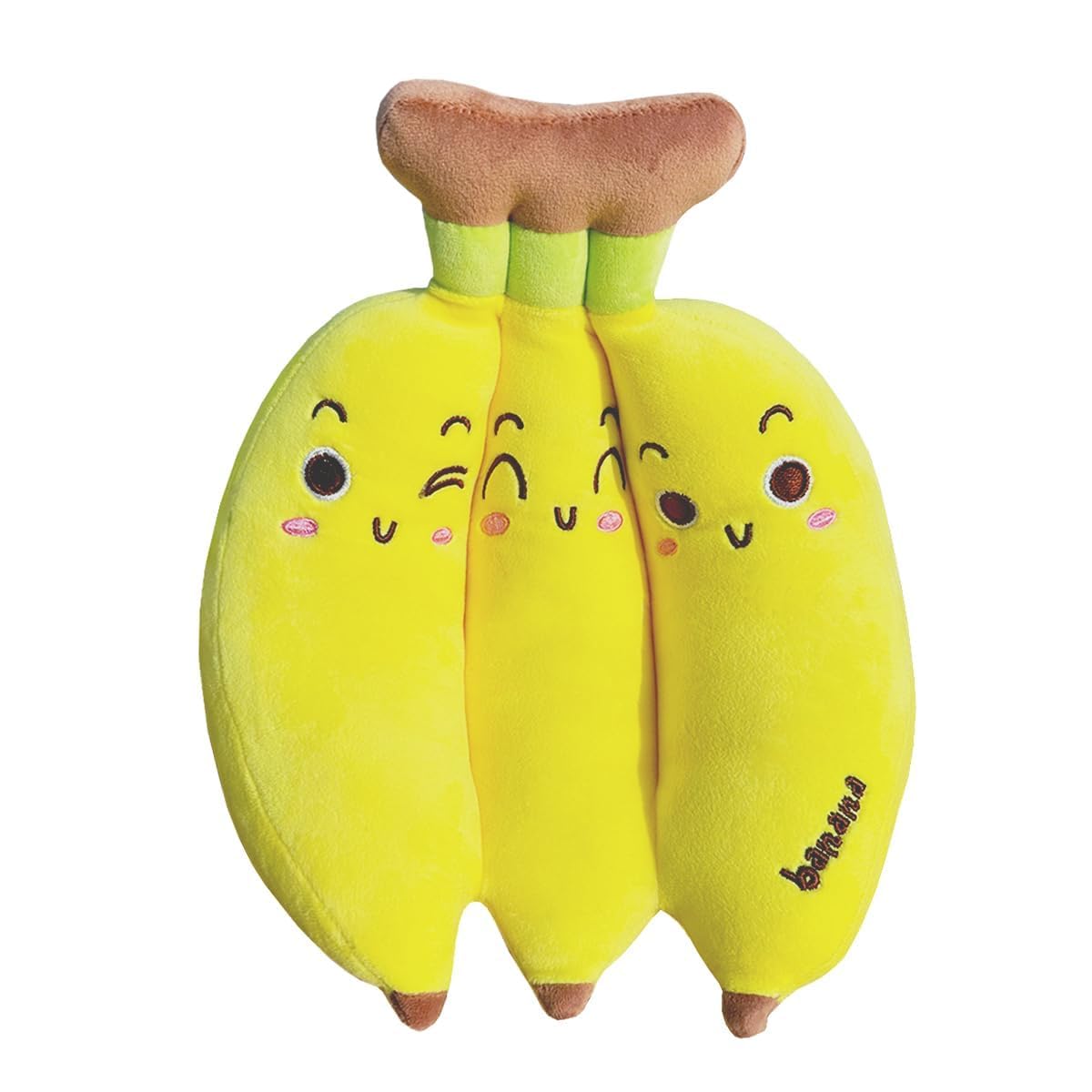 Hofun4U Banana Plush Pillow - 13 Banana Stuffed Animal,Fruit Banana Plush Toy Pillow Holiday for Girls Boys