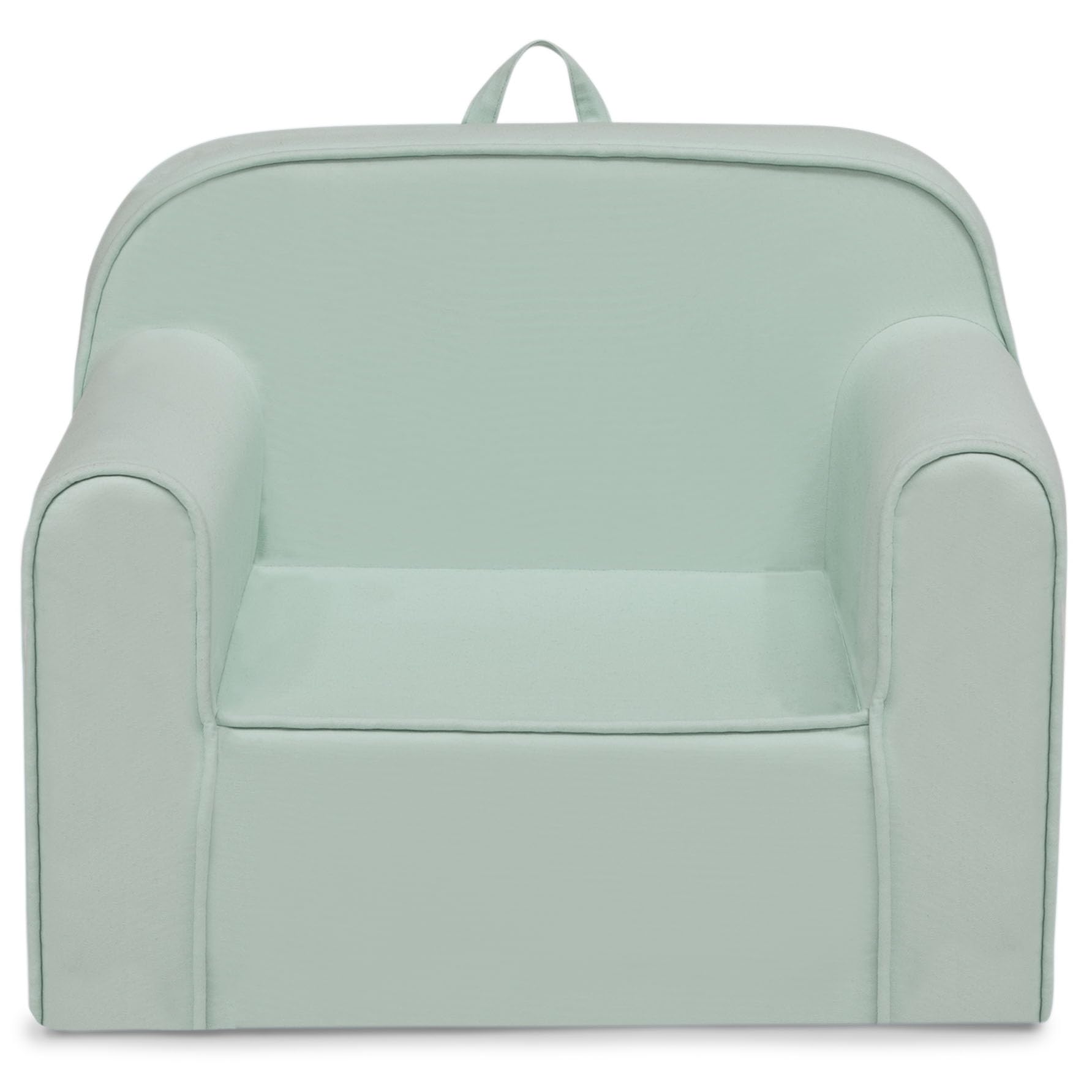 Delta Children Cozee Chair -Foam Kids Chair for Ages 18 Months and Up, Sage