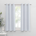 PONY DANCE Room Darkening Curtains - Ring Top Blackout Curtain Panels for Bedroom Window Treatment Drapes Home Decoration Energy