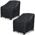LSongSKY Patio Adirondack Chair Cover 2 Pack,Waterproof Heavy Duty Outdoor Chair Covers,Patio Adirondack Chair Cover for Outdoor